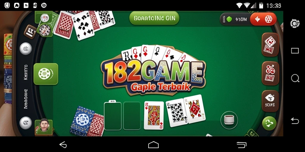Tampilan gameplay seru dari <strong>182GAME</strong> yang menggugah semangat bermain Gaple.