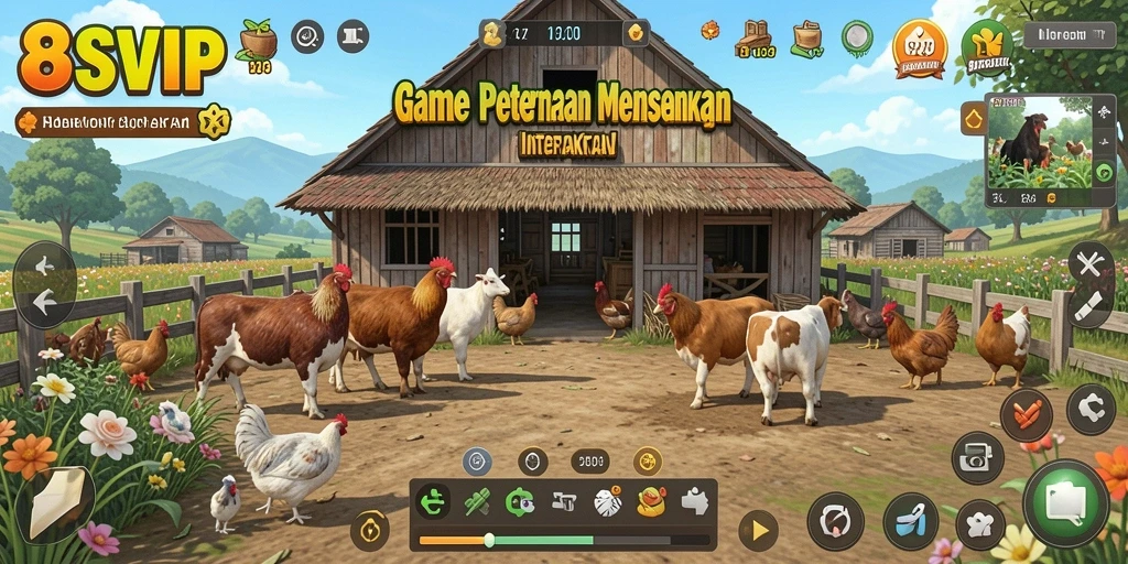 Tangkapan layar utama menunjukkan gameplay menyenangkan dari 8SVIP yang interaktif.