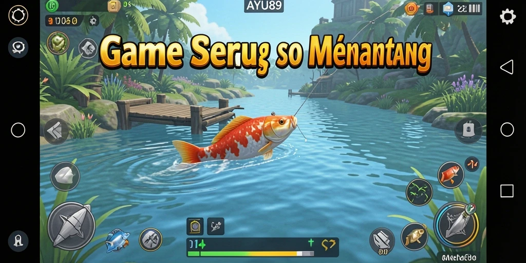 Tangkapan ikan cantik di dalam AYU89 dengan grafis yang menakjubkan.