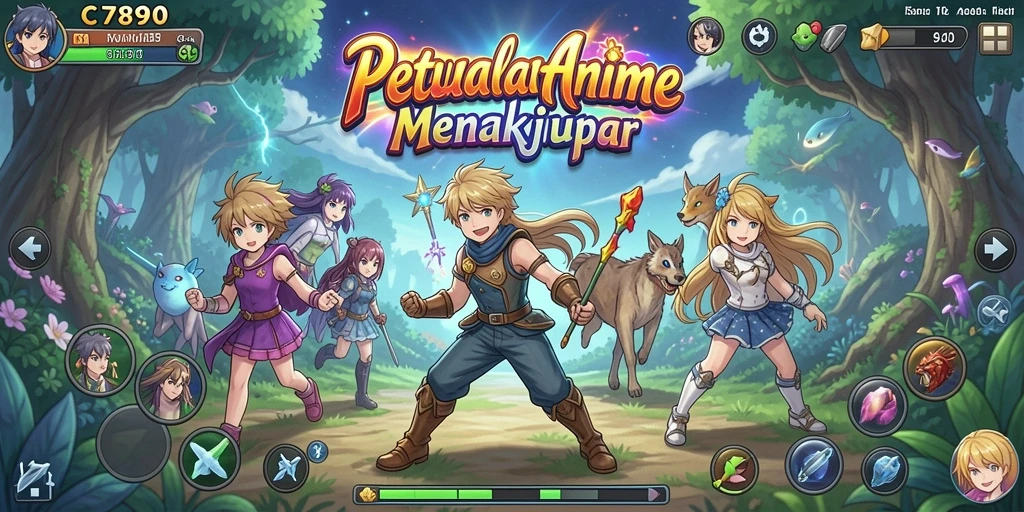 Tampilan gameplay C7890 yang seru dan dinamis.