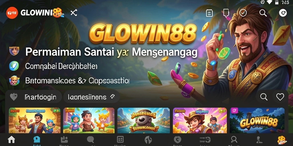 Tampilan gameplay GLOWIN88 yang menarik dan menghibur.