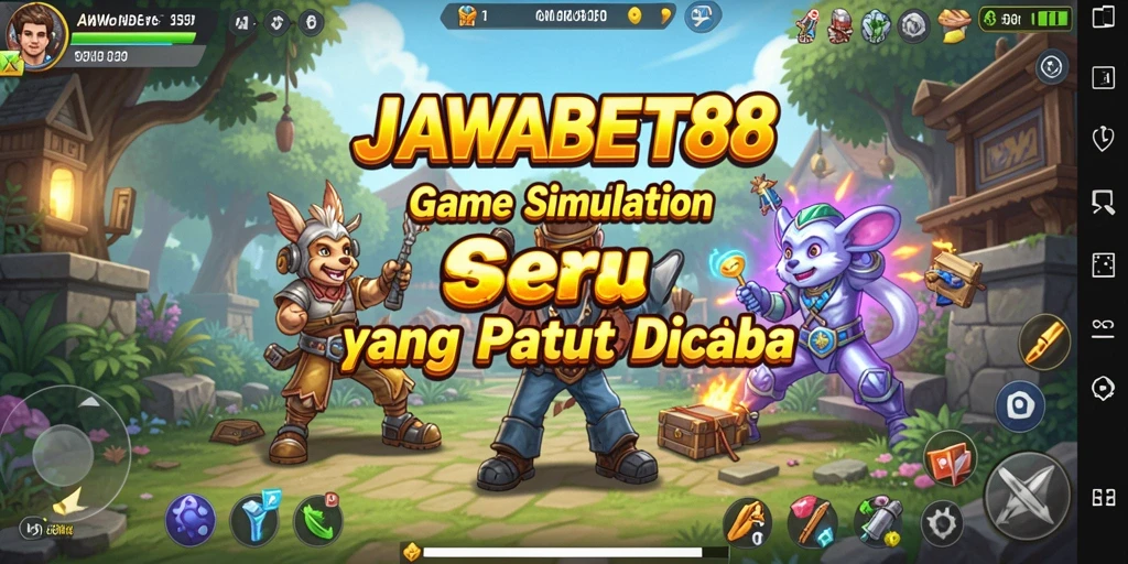 Tangkapan layar menunjukkan gameplay menarik dari JAWABET88.