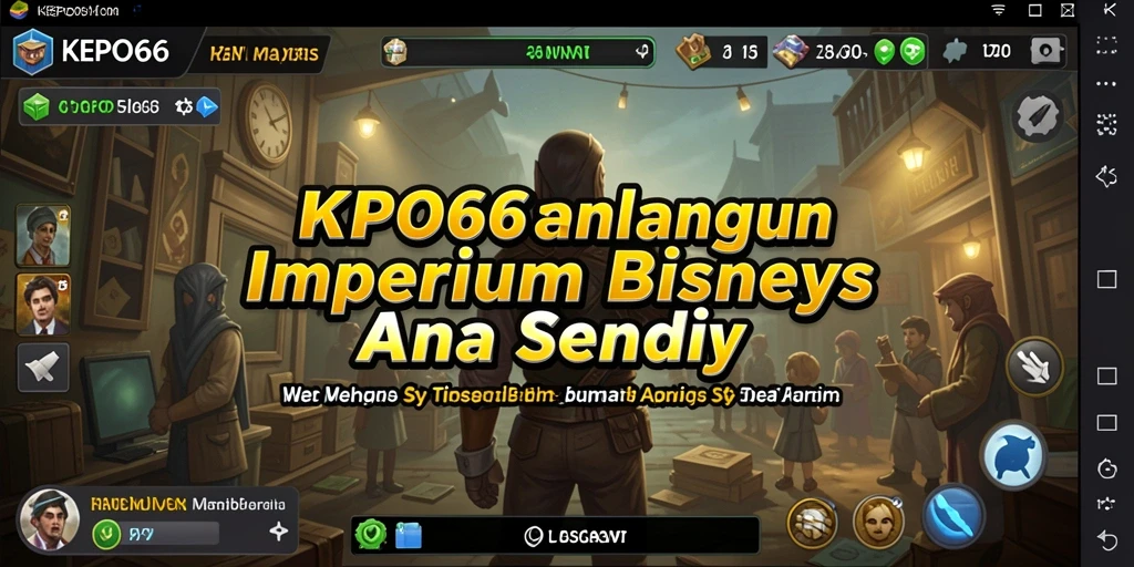 Tampilan gameplay menarik di KEPO66 menunjukkan kemampuan manajemen bisnis.