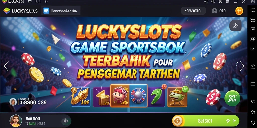 Screenshot menampilkan gameplay sportsbook yang menarik dan interaktif.