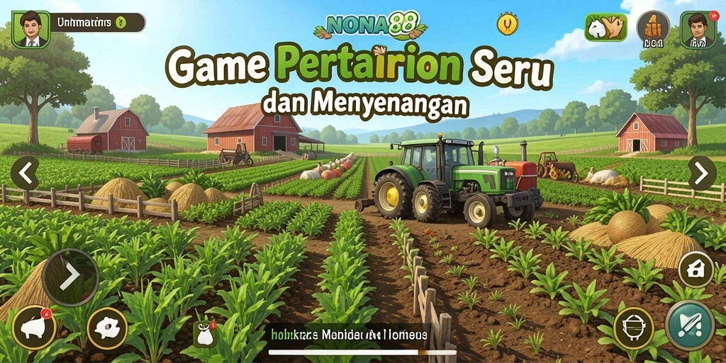 Gameplay seru di NONA88 dengan pertanian yang menawan.