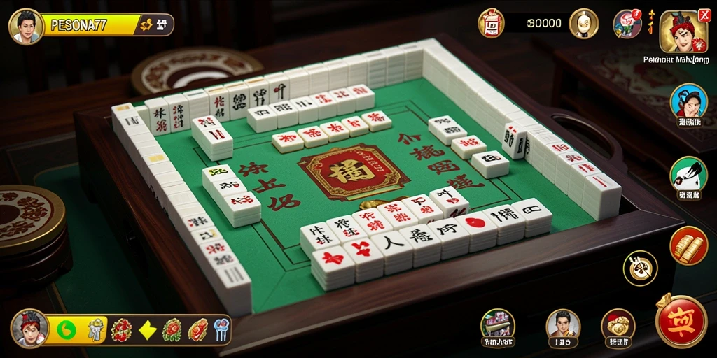 Tampilan menarik dan gameplay seru di PESONA77 Mahjong.