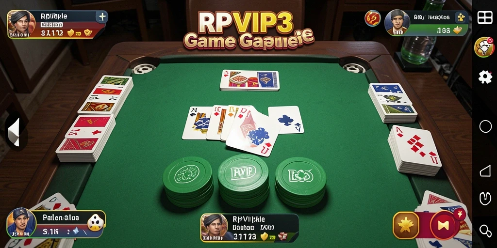 Tampilan gameplay Gaple yang menarik di RPVIP3.