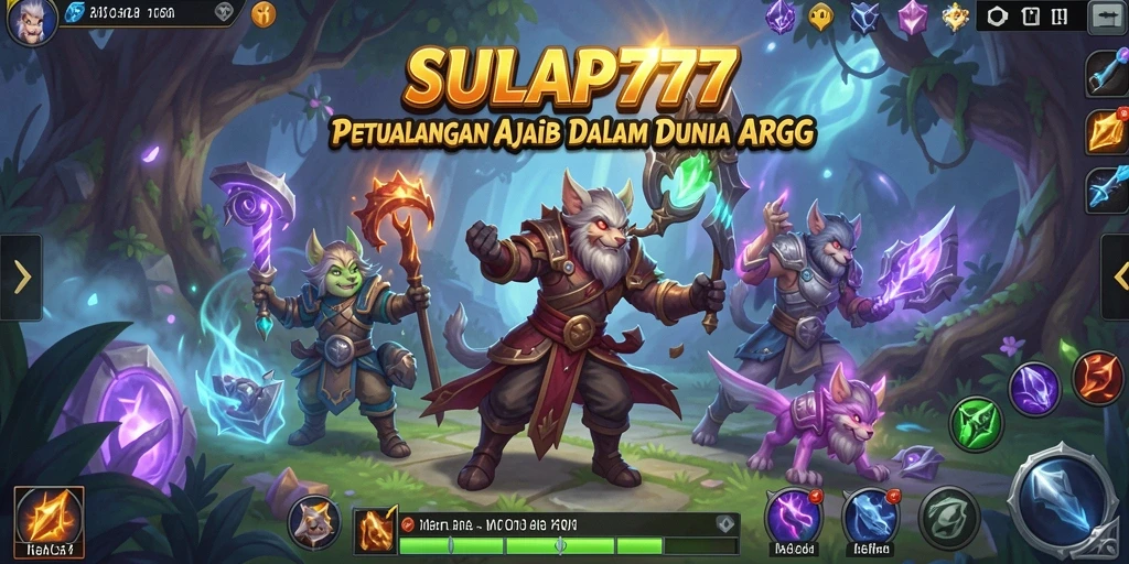 Tampilan gameplay ARPG yang memukau dalam SULAP777.
