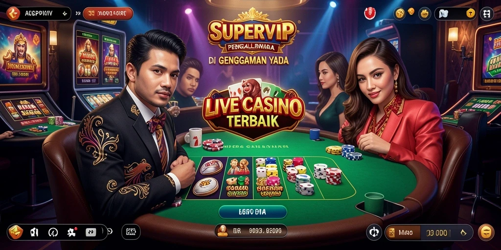 Tampilan gameplay menarik dari SUPERVIP Live Casino.
