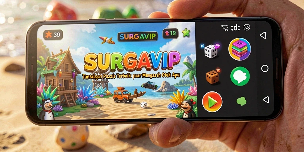 Gameplay SURGAVIP yang menantang dan seru di layar.