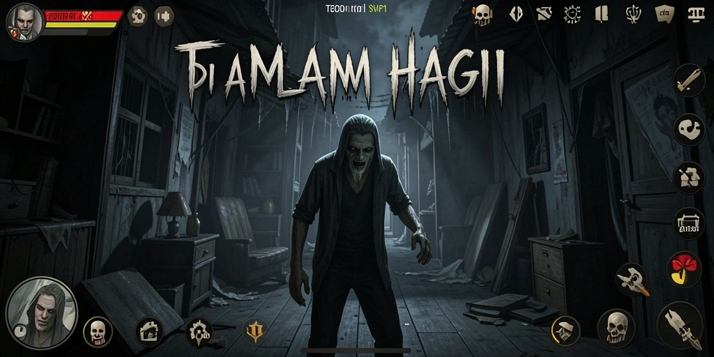 Screenshot dari gameplay SVIP1 yang menegangkan dan mencekam.