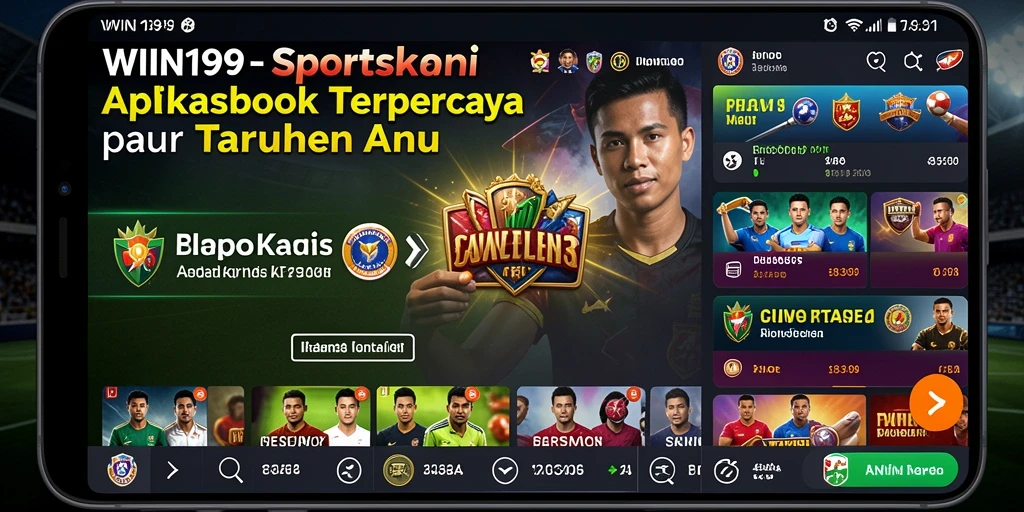 Screenshot gameplay WIN199 yang menampilkan taruhan langsung.